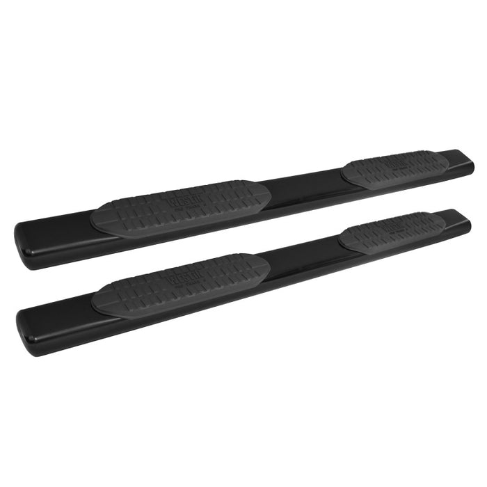 Westin 2009-2014 Ford F-150 SuperCab PRO TRAXX 6 Oval Nerf Step Bars - Black