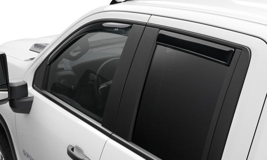 AVS 21-22 Hyundai Santa Cruz In-Channel Ventvisor Front & Rear Window Deflectors 4pc - Smoke