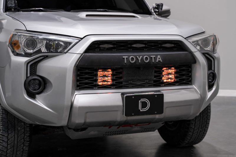 Diode Dynamics 14-23 Toyota 4Runner SS5 Stealth Grille LED 4-Pod Kit - Pro White Combo