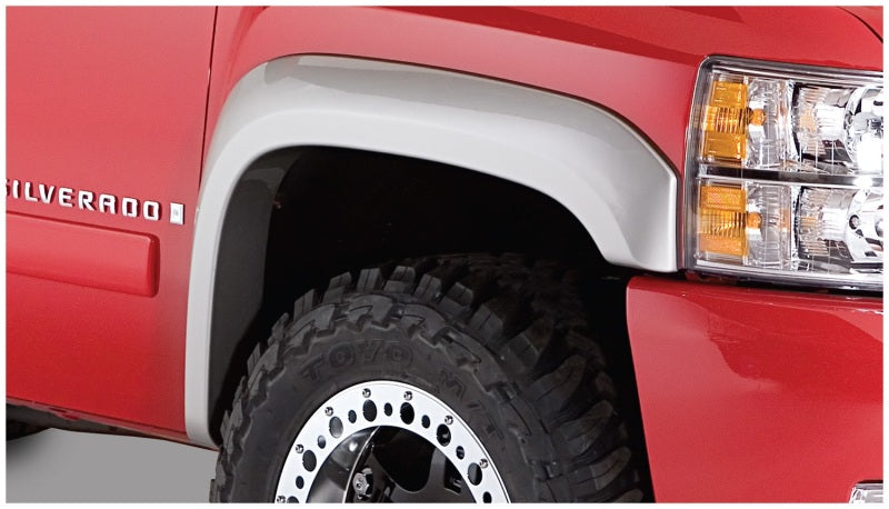 Bushwacker 07-14 Chevy Silverado 2500 HD Fleetside Extend-A-Fender Style Flares 4pc - Black