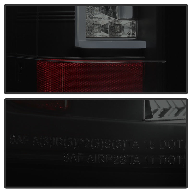 Spyder 07-13 Chevy Silverado (Exc 2010 Model) Version 2 LED Tail Lights ALT-YD-CS07V2-LED-BSM