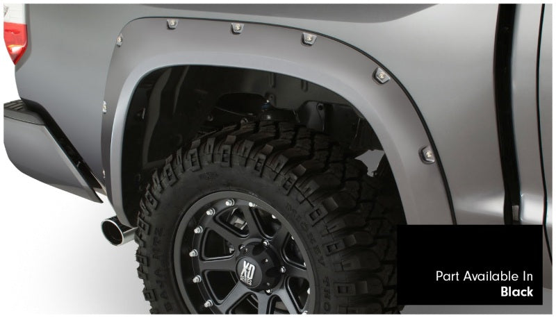 Bushwacker 16-17 Toyota Tundra Fleetside Pocket Style Flares 4pc 66.7/78.7/97.6in Bed - Black