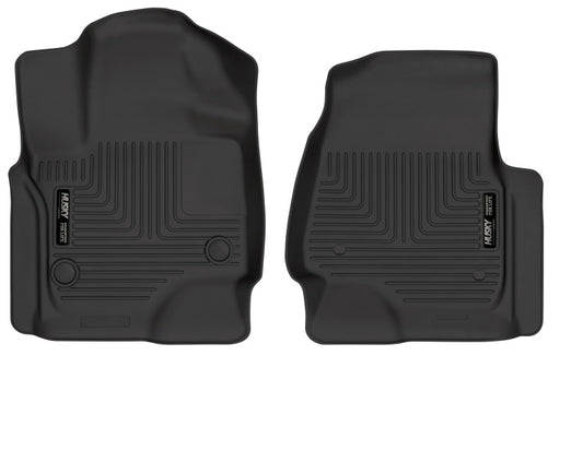 Husky Liners 18-22 Ford Expedition WeatherBeater Black Front Floor Liners