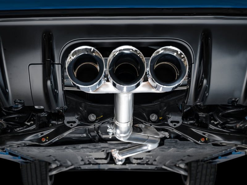 AWE Tuning 2023 Honda Civic Type R FL5 Track Edition Exhaust w/ Triple Chrome Silver Tips