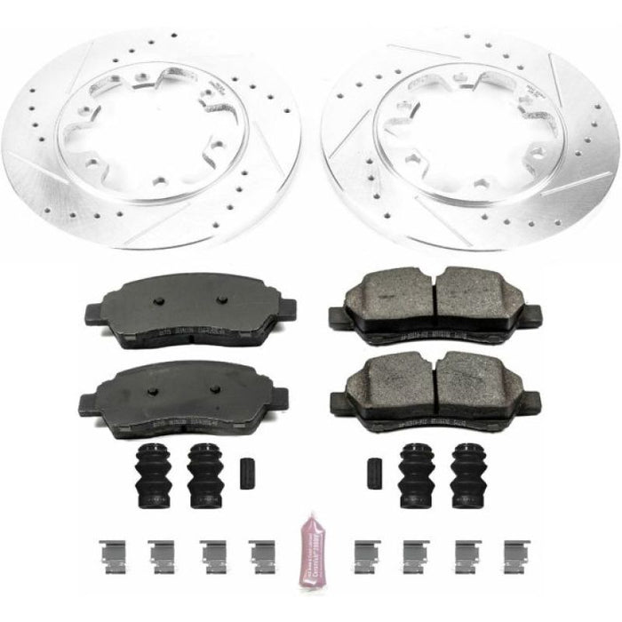 Power Stop 15-18 Ford Transit-350 HD Rear Z23 Evolution Sport Brake Kit