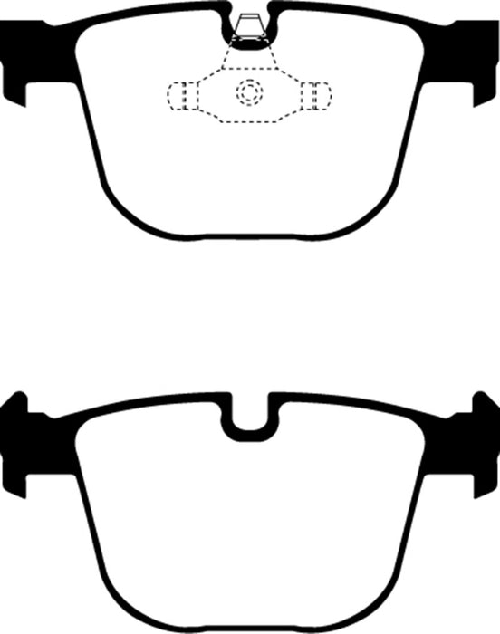 EBC 11-12 BMW 1M Coupe 3.0 Twin Turbo Greenstuff Rear Brake Pads