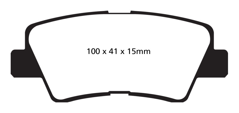 EBC 09-11 Hyundai Azera 3.3 Ultimax2 Rear Brake Pads