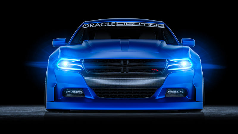 Oracle 15-21 Dodge Charger RGB+W DRL Headlight DRL Kit - ColorSHIFT w/ Simple Cntrl