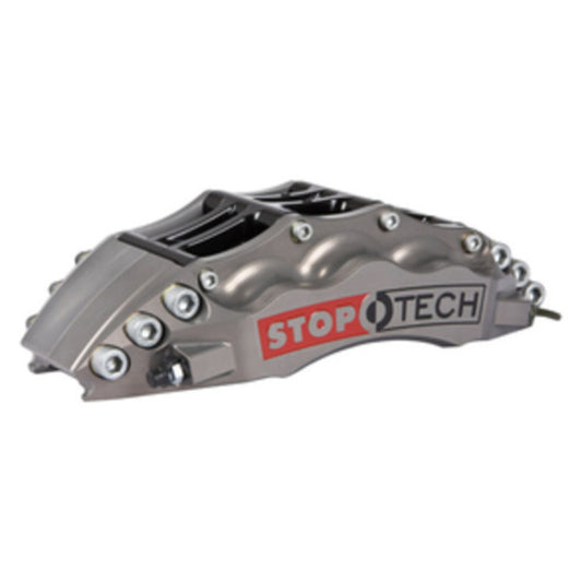 StopTech 10-16 Hyundai Genesis Coupe Front BBK - ST-60 Caliper Silver / 2pc Slotted 355x32mm Rotor