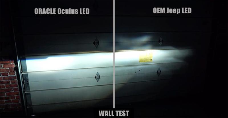 Oracle Oculus BiLED Projector Headlights for Jeep JL/Gladiator JT  Satin Silver 5500K