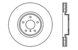 StopTech 08-13 Infiniti G37 Cryo SportStop Drilled Right Front Rotor