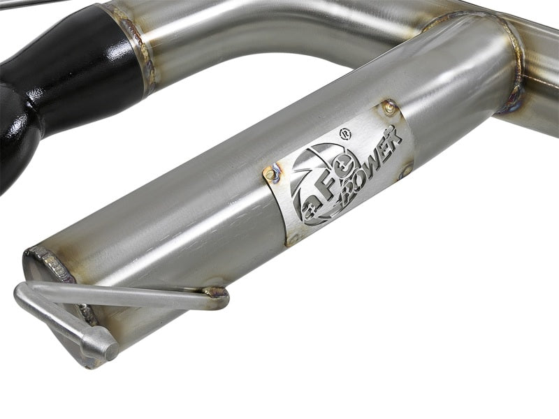 aFe MACHForce XP 08-13 BMW 135i L6-2.0L N54/N55 3in. 304 SS Axle-Back Exhaust w/Black Tips