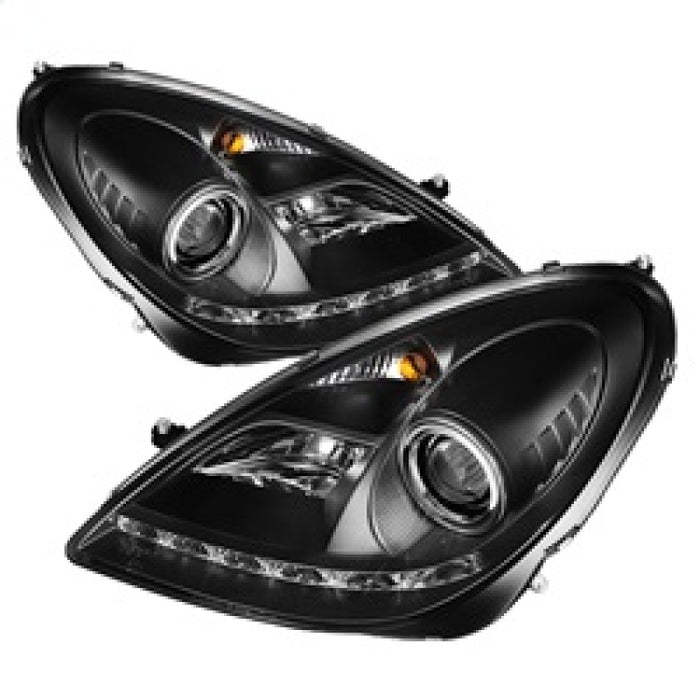 Spyder Mercedes Benz SLK 05-10 Projector Xenon/HID Model- DRL Blk PRO-YD-MBSLK05-HID-DRL-BK