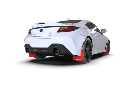 Rally Armor 22-25 Subaru BRZ / Toyota GR86 Red UR Mud Flap w/Black Logo