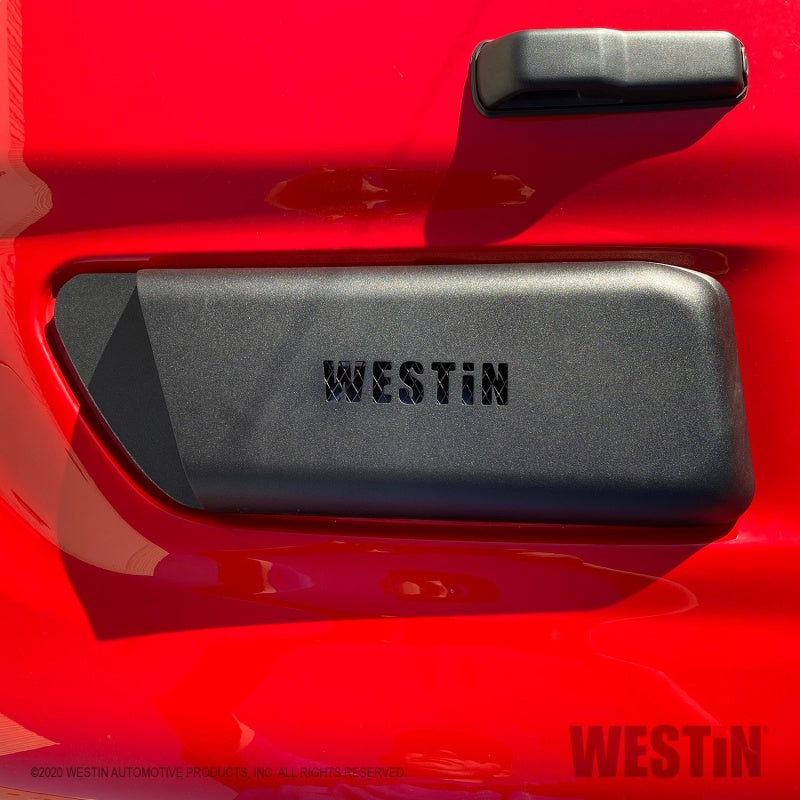 Westin 18-20 Jeep Wrangler JL 2dr LED Hood Scoops - Textured Black