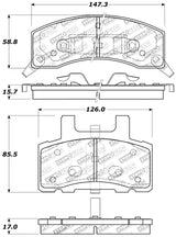 StopTech Sport Brake Pads w/Shims and Hardware - Front