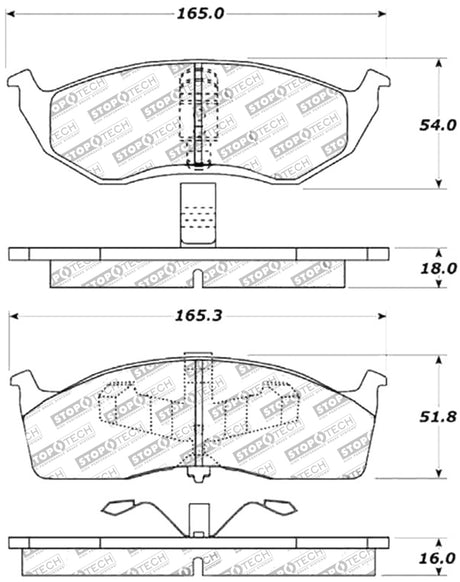 StopTech Performance Brake Pads