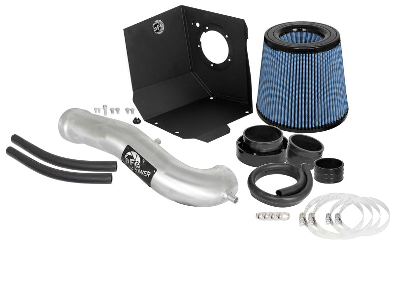 aFe MagnumFORCE Stage-2 PRO 5R CAI Brushed Alum Tube 14-17 GMC Sierra 1500 5.3L/6.2L w/Electric Fan