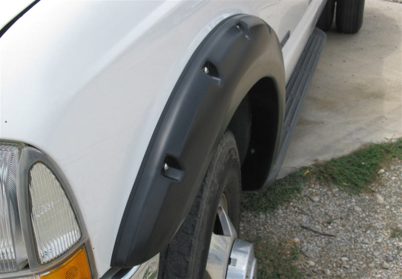 Lund 99-10 Ford F-250 RX-Rivet Style Smooth Elite Series Fender Flares - Black (2 Pc.)