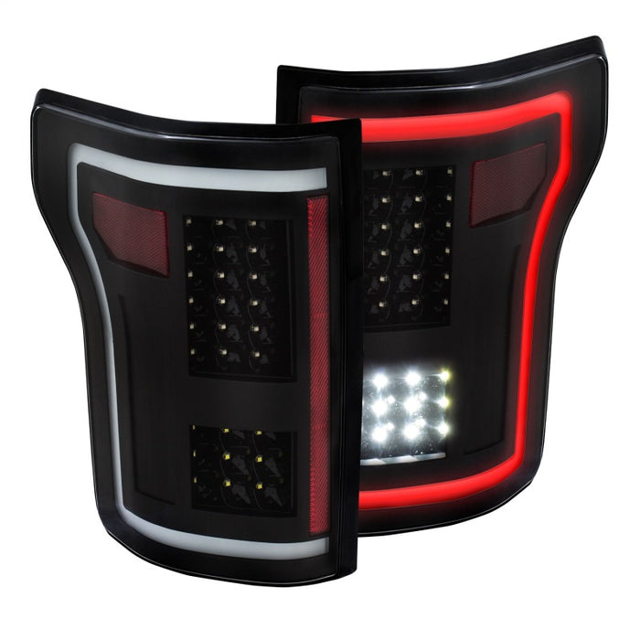 ANZO 2015-2017 Ford F-150 LED Taillights Black