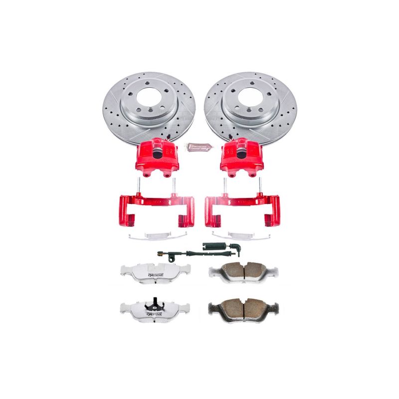 Power Stop 2000 BMW 323i Front Z26 Street Warrior Brake Kit w/Calipers