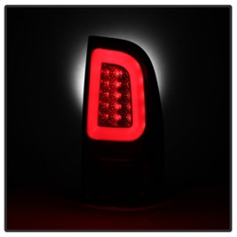 Spyder 97-03 Ford F150 Stylsd. F250 V3 Light Bar LED Tail Lights - Red/Clr ALT-YD-FF15097V3-LBLED-RC