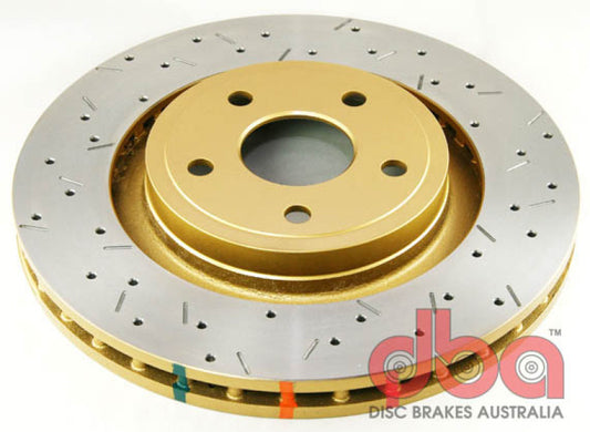 DBA 06-10 Jeep Grand Cherokee SRT-8 360mm Dia Front Drilled & Slotted T3 4000 Series Rotor