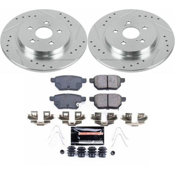 Power Stop 11-17 Lexus CT200h Rear Z23 Evolution Sport Brake Kit