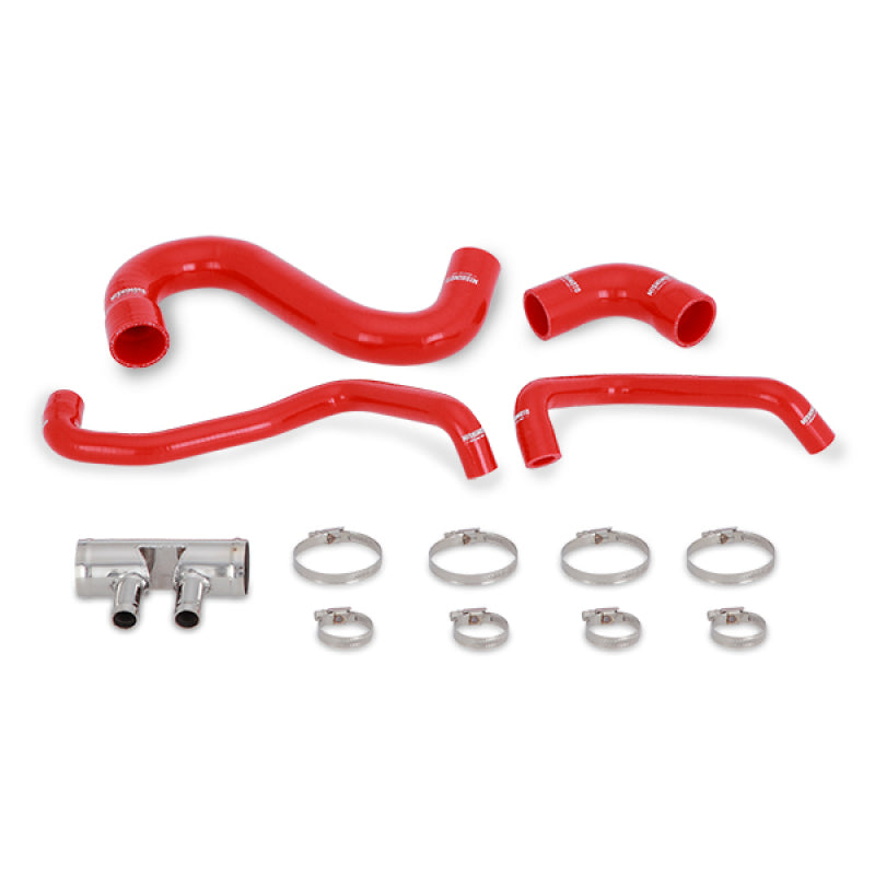 Mishimoto 2015+ Ford Mustang GT Silicone Lower Radiator Hose - Red