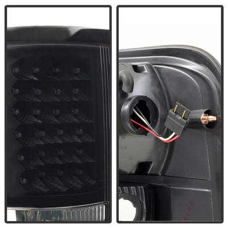 xTune Ford F150 Styleside 04-08 (Not Fit Heritage & SVT) LED Tail Lights Black ALT-ON-FF15004-LED-BK