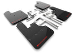 Rally Armor 19-25 Jeep Gladiator JT (Incl. Overland/Sport/Sport S) Black Mud Flap w/Red Logo