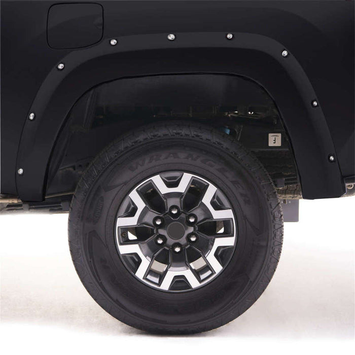 EGR 16+ Toyota Tacoma w/Mudflap Bolt-On Look Color Match Fender Flares - Set - Black