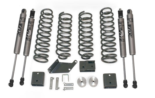 MaxTrac 07-18 Jeep Wrangler JK 2WD/4WD 3in/3in Coil Lift Kit w/FOX Shocks