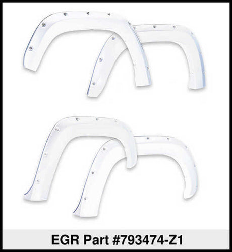 EGR 15+ Ford F150 Bolt-On Look Color Match Fender Flares - Set - Oxford White