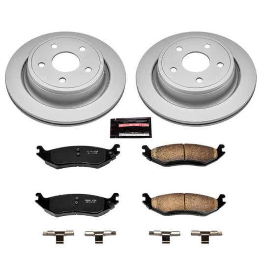 Power Stop 07-09 Chrysler Aspen Rear Z17 Evolution Geomet Coated Brake Kit