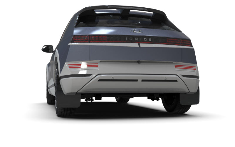 Rally Armor 2022 Hyundai Ioniq 5 Black Mud Flap w/ Silver Logo