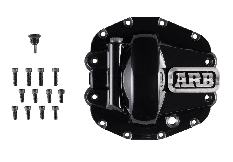 ARB Diff Cover Blk Jeep JL Rubicon Front