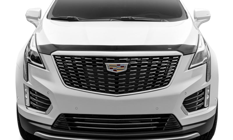 AVS 17-18 Cadillac XT5 Aeroskin Low Profile Acrylic Hood Shield - Smoke