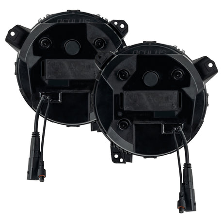 Oracle Oculus BiLED Projector Headlights for Jeep JL/Gladiator JT  Satin Silver 5500K