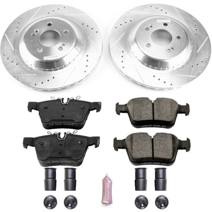 Power Stop 2018 Mercedes-Benz C350e Rear Z23 Evolution Sport Brake Kit