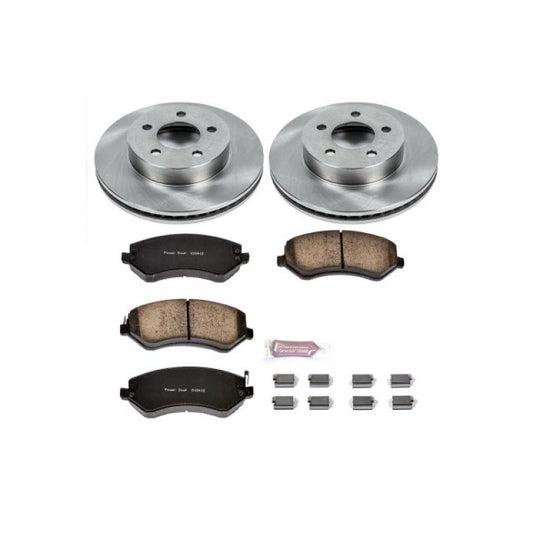 Power Stop 02-07 Jeep Liberty Front Autospecialty Brake Kit