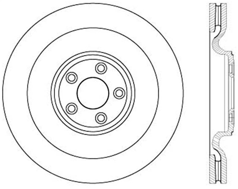 StopTech Slotted Sport Brake Rotor