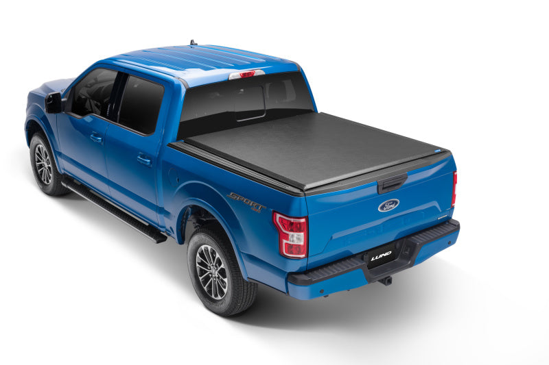 Lund 17-23 Ford F-250 Super Duty (6.8ft. Bed) Genesis Roll Up Tonneau Cover - Black