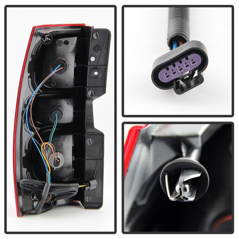 xTune Chevy Suburban 07-13 Passenger Side Tail Lights OEM Right ALT-JH-CSUB07-OE-R