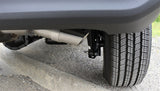 Corsa 2018-2025 Jeep Wrangler JL 2.5in Dual Rear Turn Down Exit Sport Axle-Back Exhaust