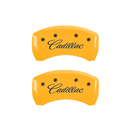MGP 4 Caliper Covers Engraved Front & Rear MGP Black finish silver ch