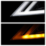 xTune 14-18 Chevy Impala (Excl Limited) DRL Halogen Projector Headlights - Chrm (PRO-JH-CIM15-LB-C)