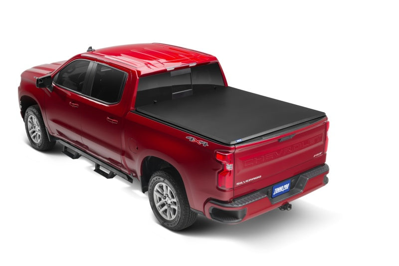 Tonno Pro 20-21 GM 25/3500HD 6.1ft w/o Factory Side Storage Boxes Tonno Fold Tri-Fold Tonneau Cover