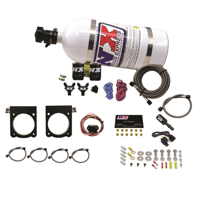 Nitrous Express 13-17 Dodge Viper (Gen-V) Nitrous Plate Kit (50-400HP) w/10lb Bottle