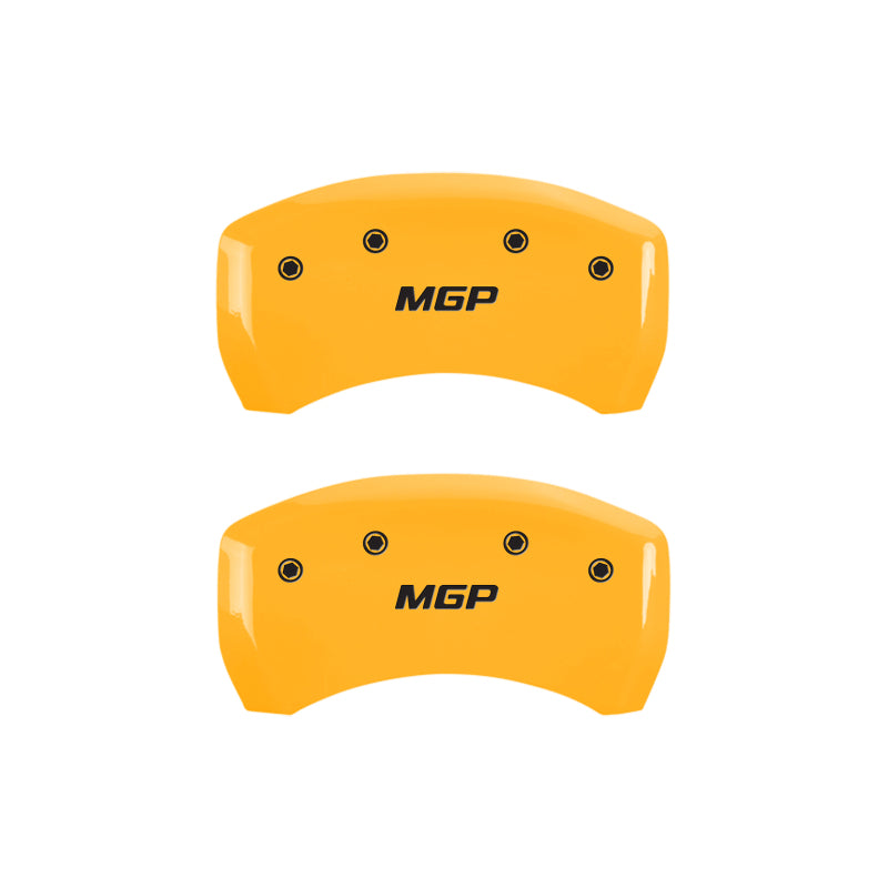 MGP 4 Caliper Covers Engraved Front & Rear MGP Yellow Finish Black Char 1999 Mercedes-Benz Cl500